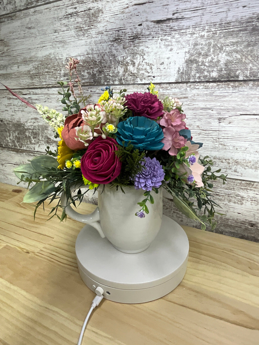Best Grandma Ever Wildflower Sola Wood Flower Arrangement