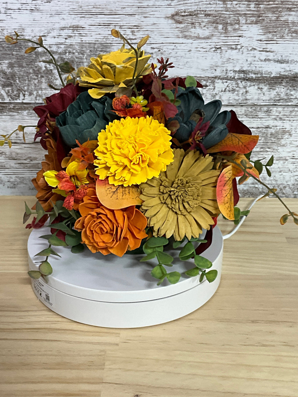Autumn Jewel Sola Wood Flower Arrangement