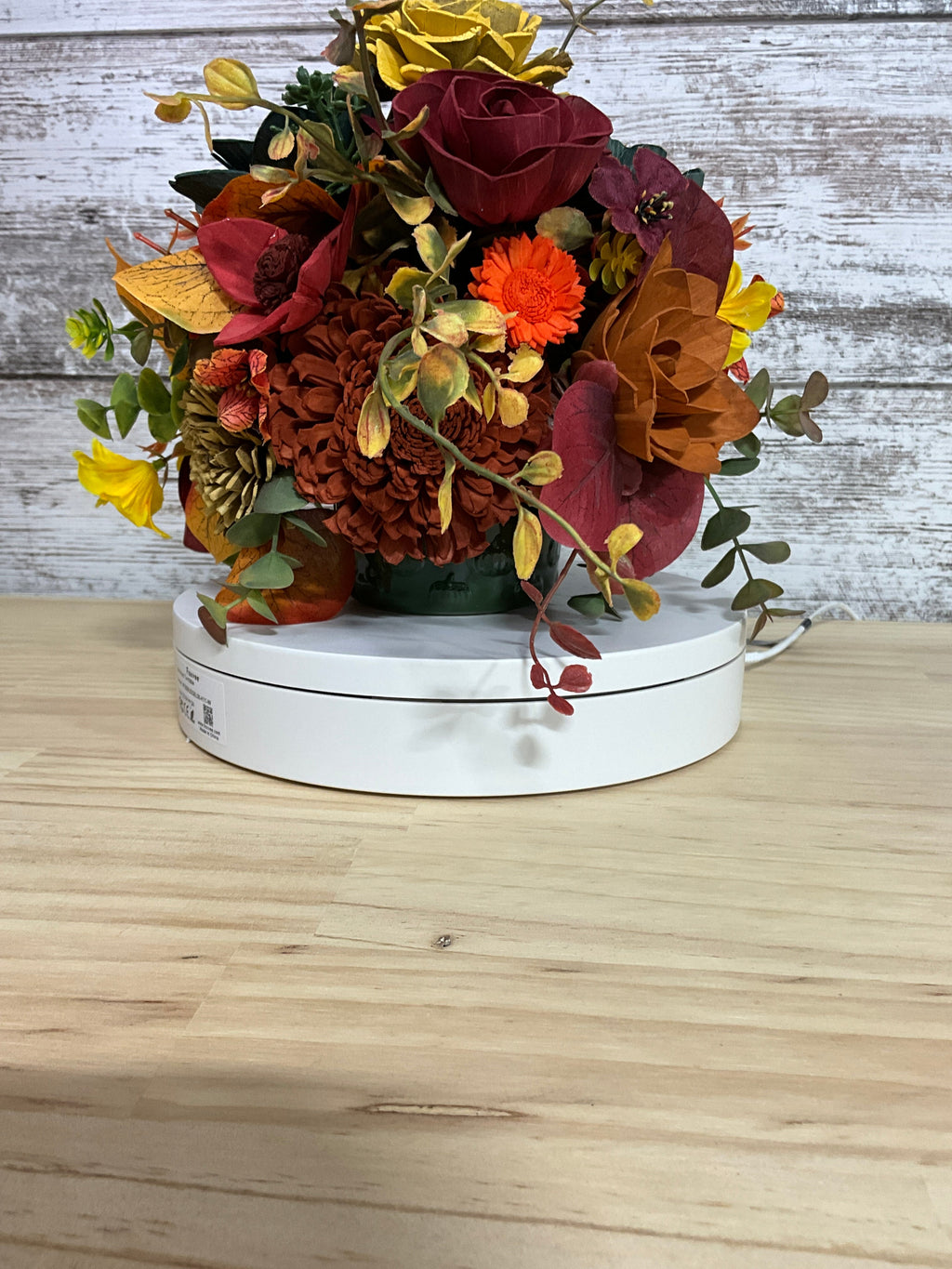 Autumn Jewel Sola Wood Flower Arrangement