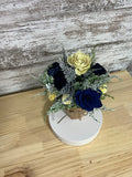 Midnight Frost Winter Sola Wood Flower Arrangement