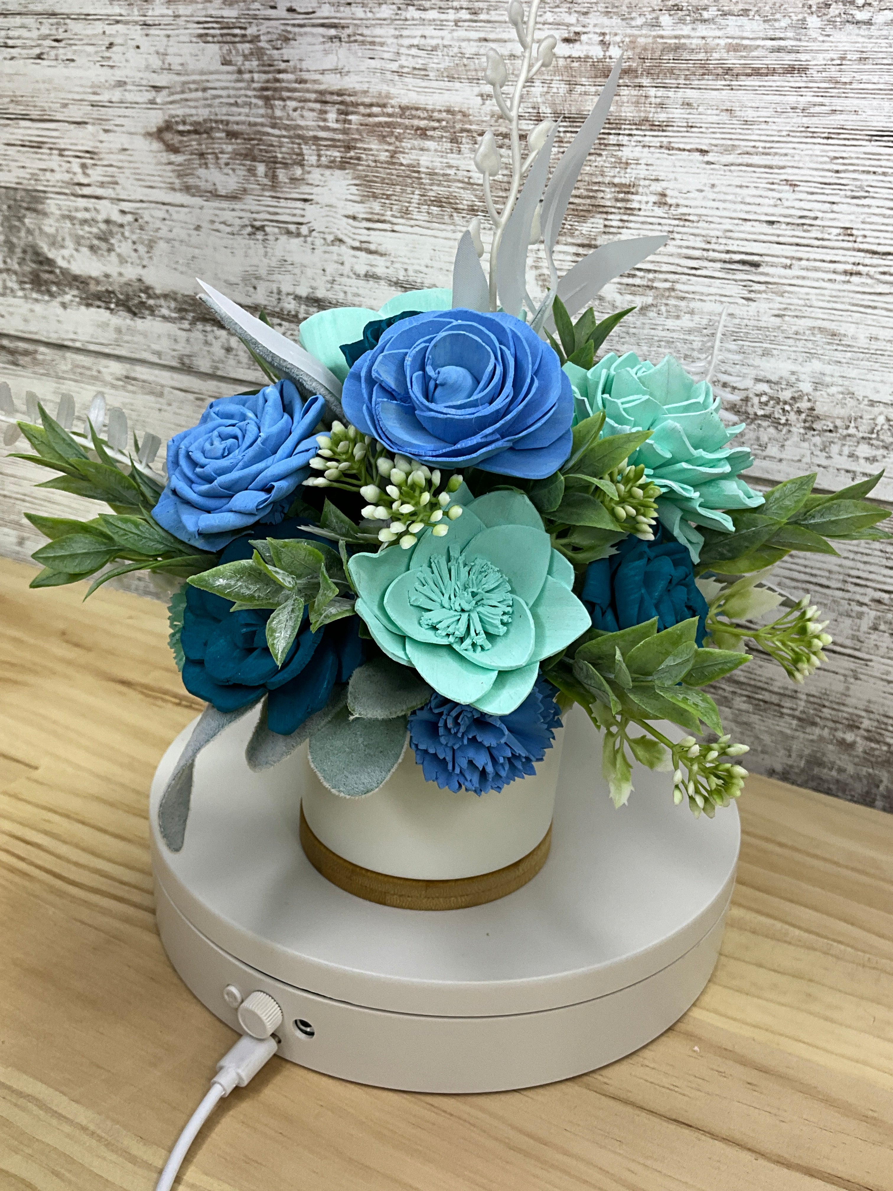 I Believe in Angels Sola Wood Flower Arrangement | Memorial Gift