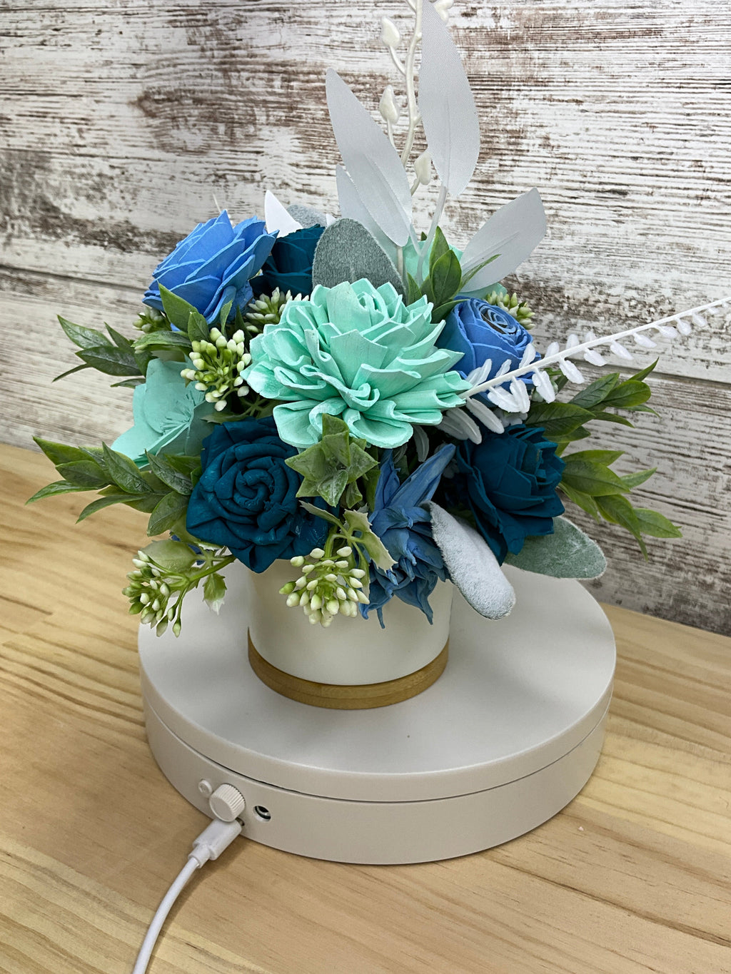 I Believe in Angels Sola Wood Flower Arrangement | Memorial Gift