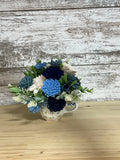 Blue Haven | Sola Wood Flower Mug Arrangement