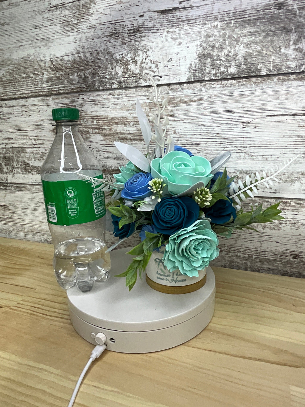 I Believe in Angels Sola Wood Flower Arrangement | Memorial Gift
