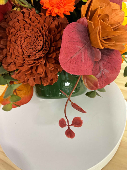 Autumn Jewel Sola Wood Flower Arrangement