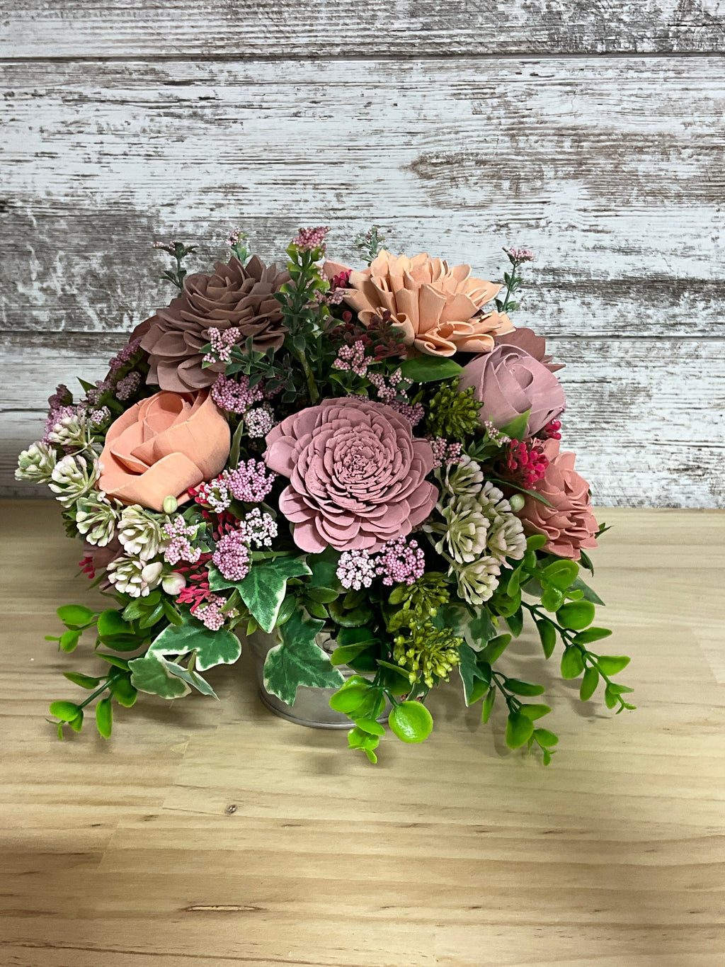 Pink Petal Garden | Sola Wood Flower Arrangement