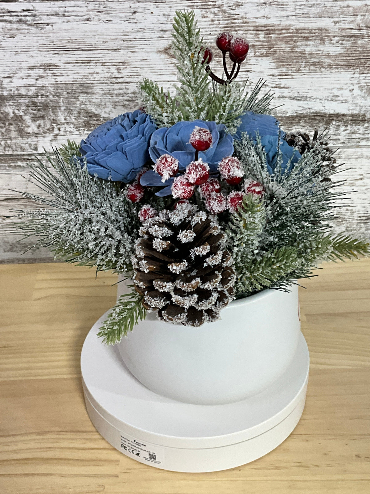 Winter Peace Sola Wood Flower Arrangement