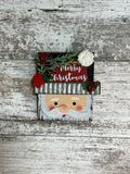 Merry Christmas Santa | Sola Wood Flower Wall Hanger