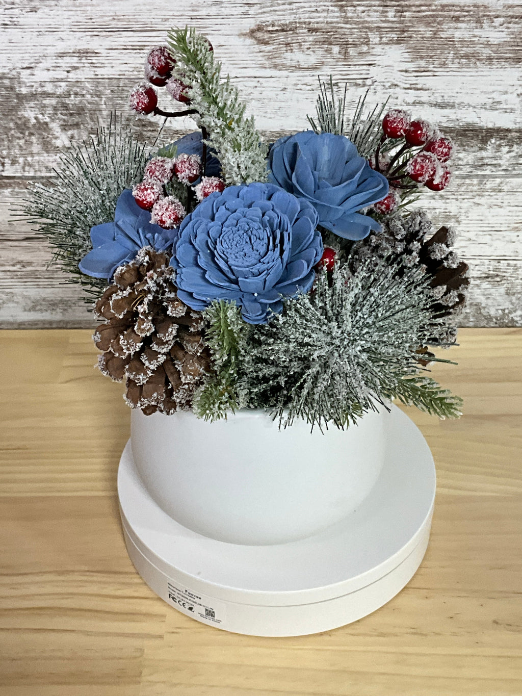 Winter Peace Sola Wood Flower Arrangement
