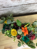 Jewel Tone Garden Box Centerpiece