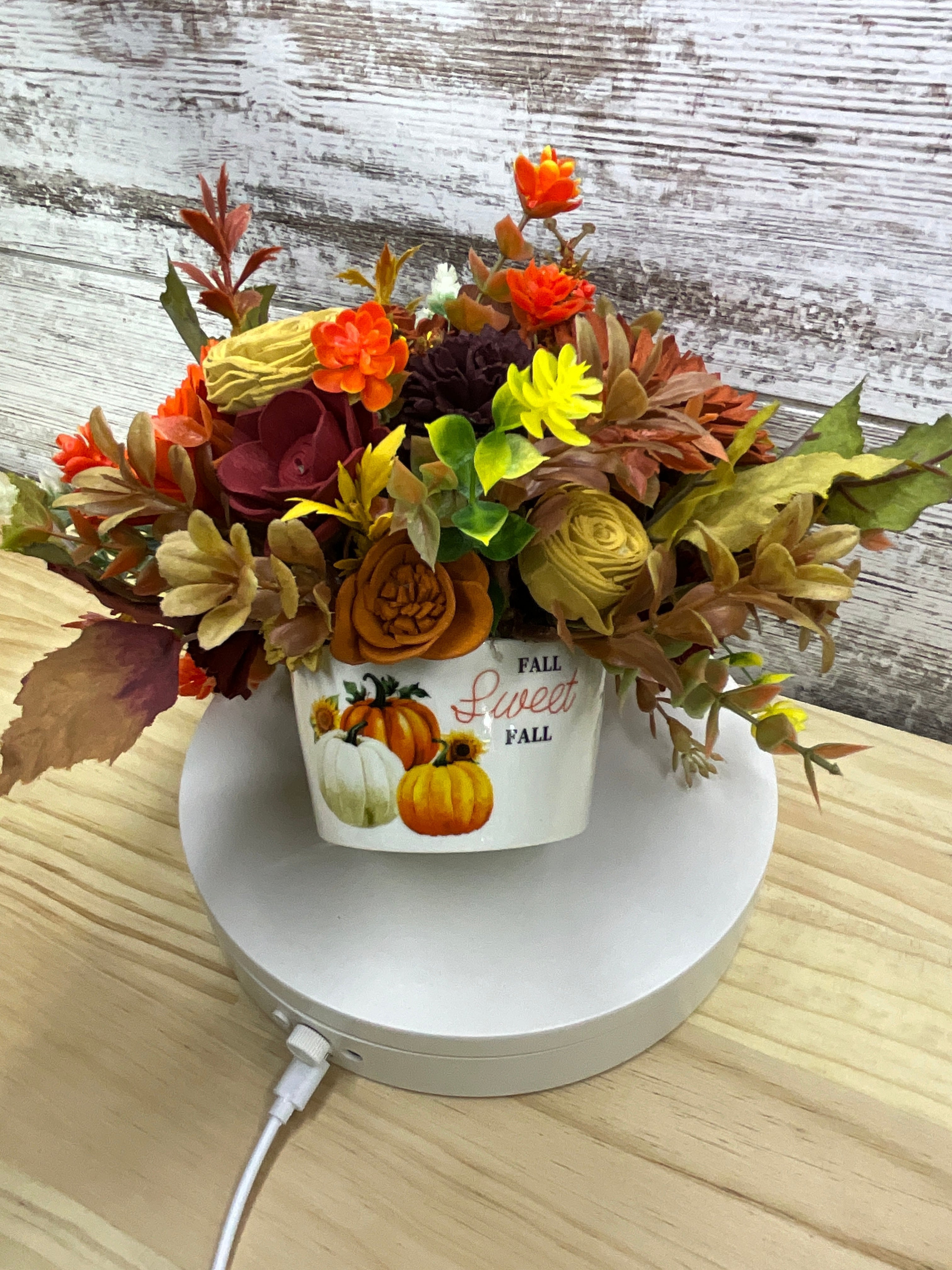Fall Sweet Fall Sola Wood Flower Arrangement