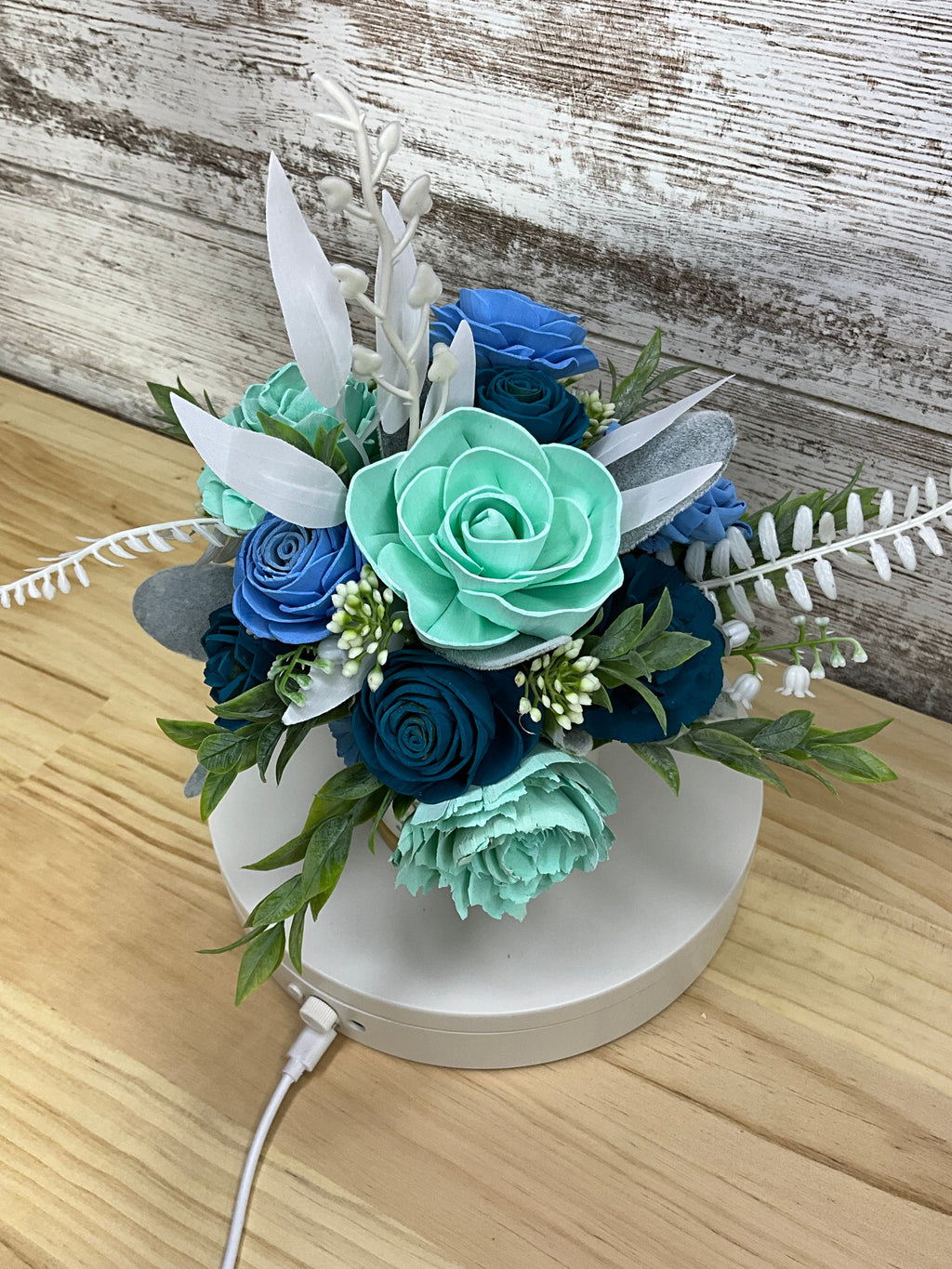 I Believe in Angels Sola Wood Flower Arrangement | Memorial Gift