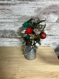 Country Christmas Gathering | Sola Wood Flower Milk Can Arrangement