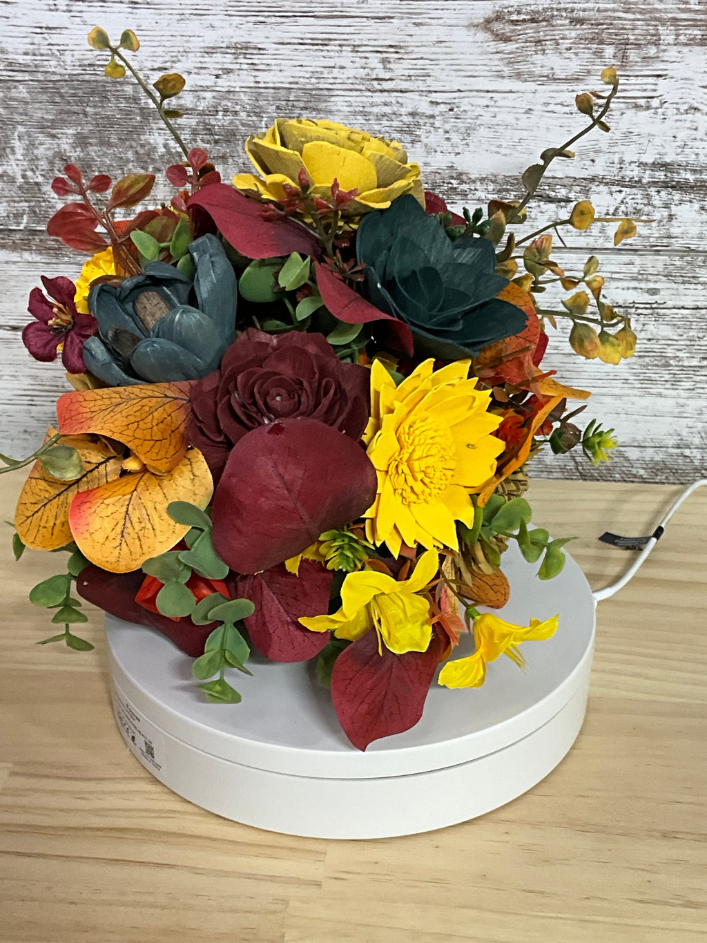 Autumn Jewel Sola Wood Flower Arrangement