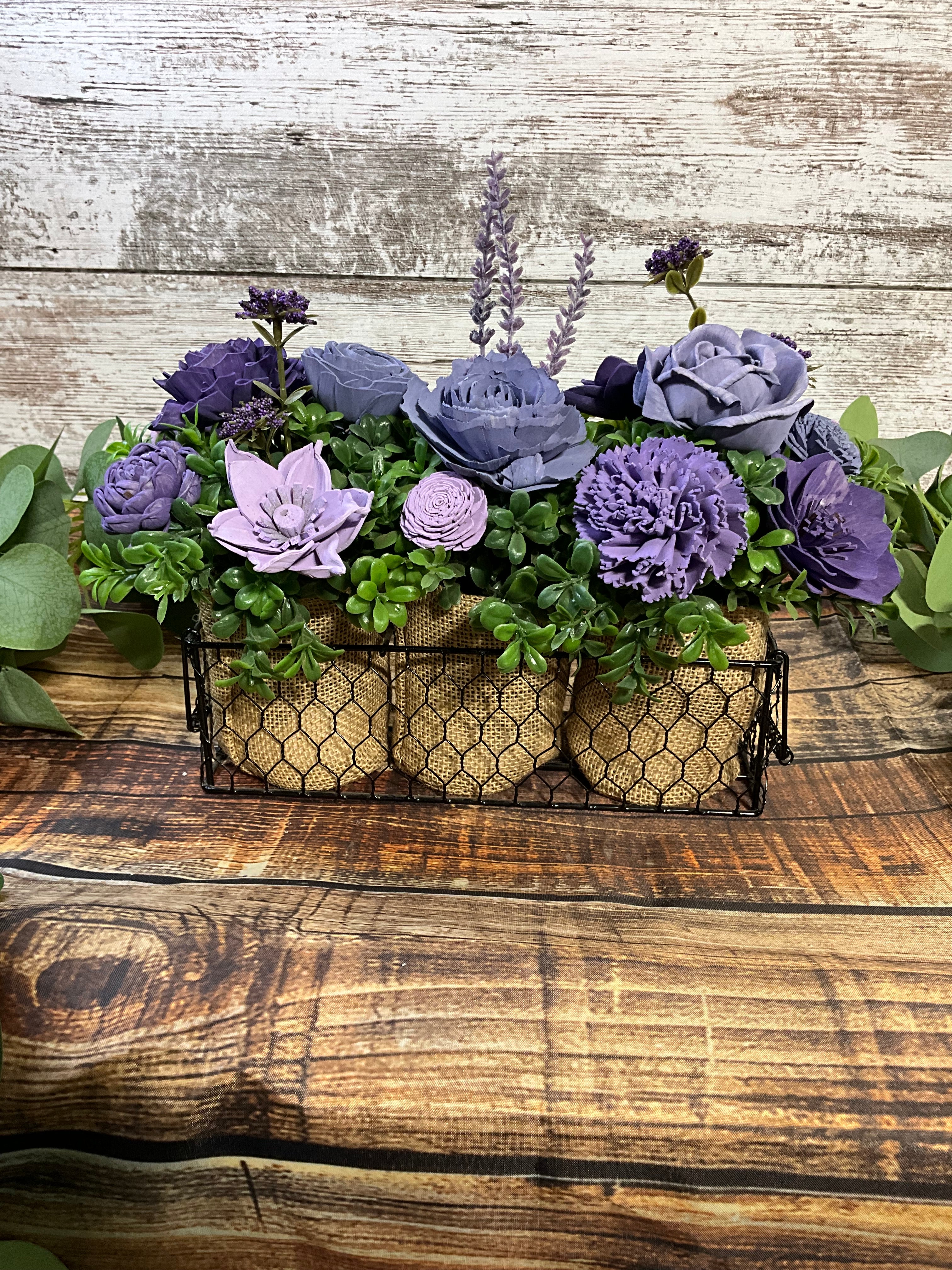 Lavender Dreams Sola Wood Arrangement