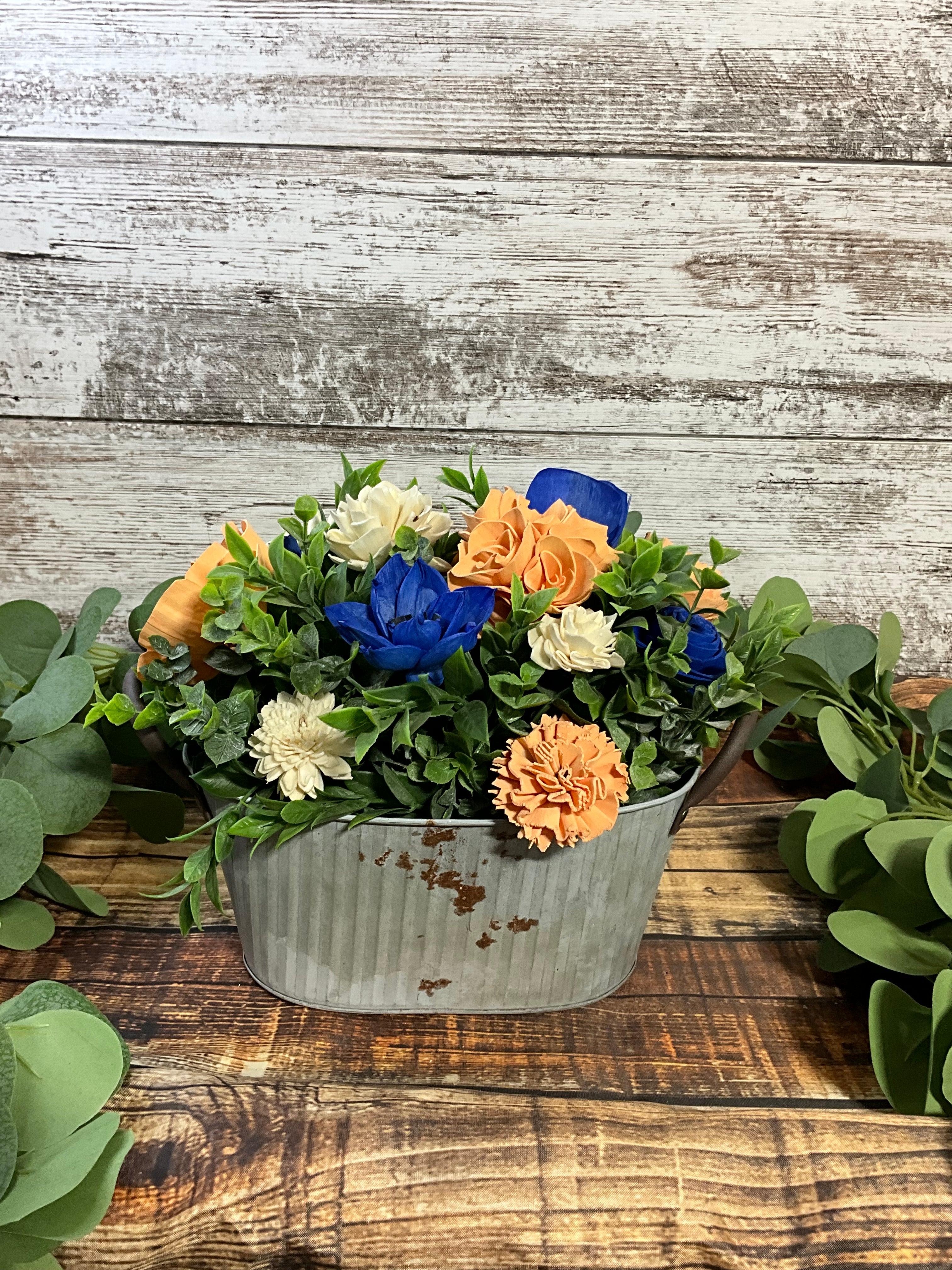 Rustic Romance Sola Wood Flower Arrangement