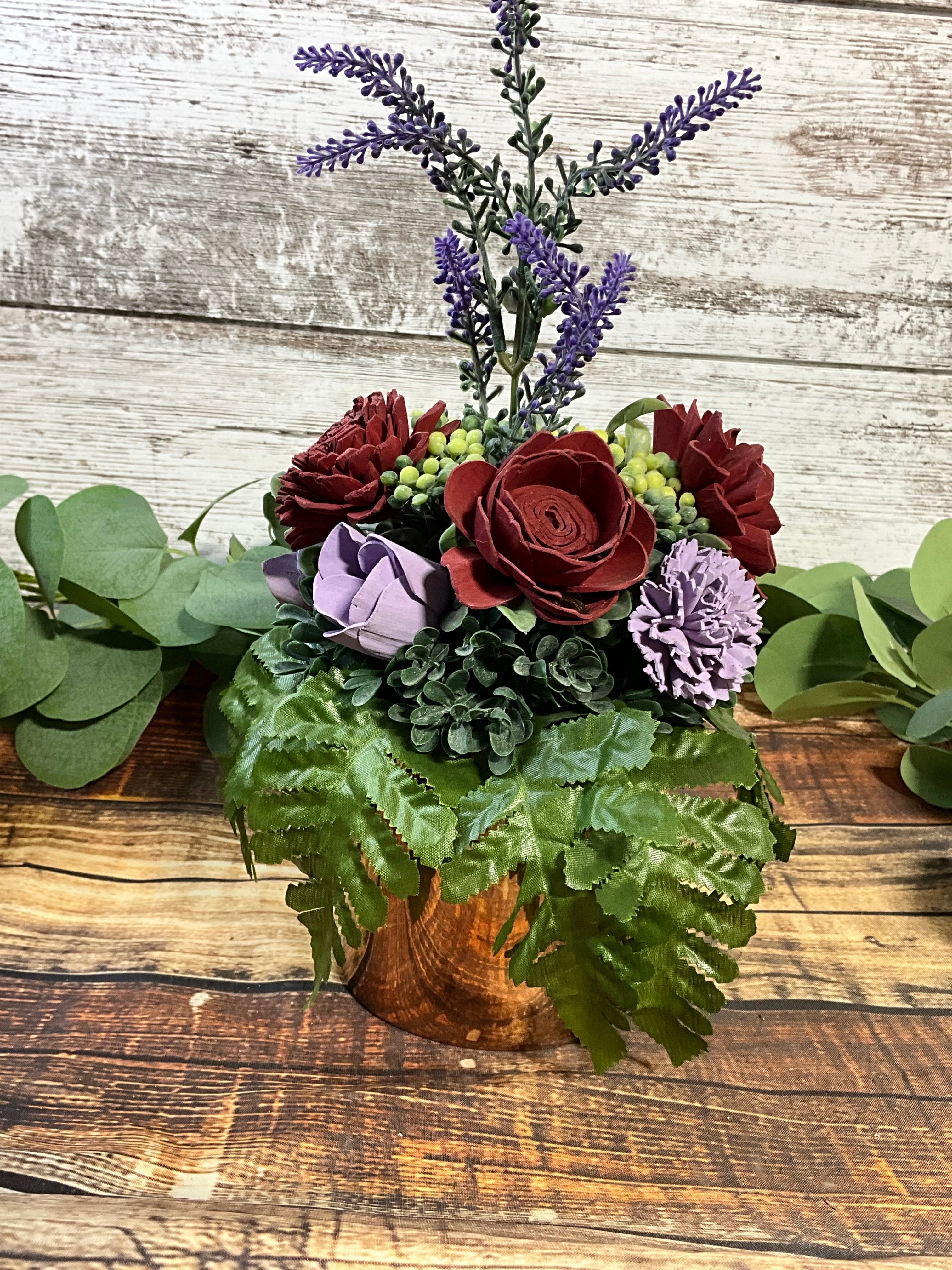 Rose Gold Elegance Centerpiece
