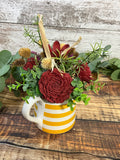 Golden Harvest Sola Wood Flower Arrangement