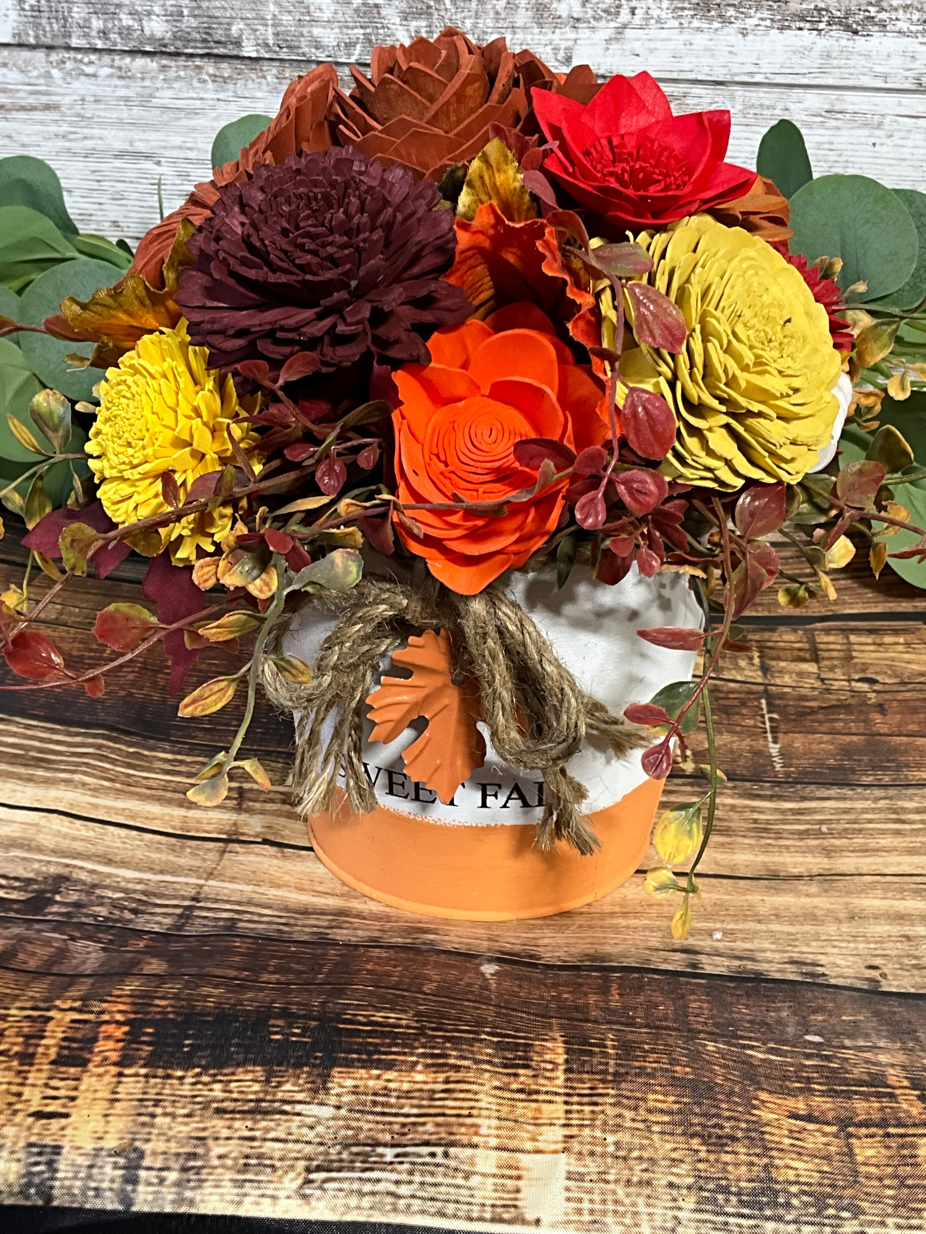 Sweet Fall Sola Wood Arrangement