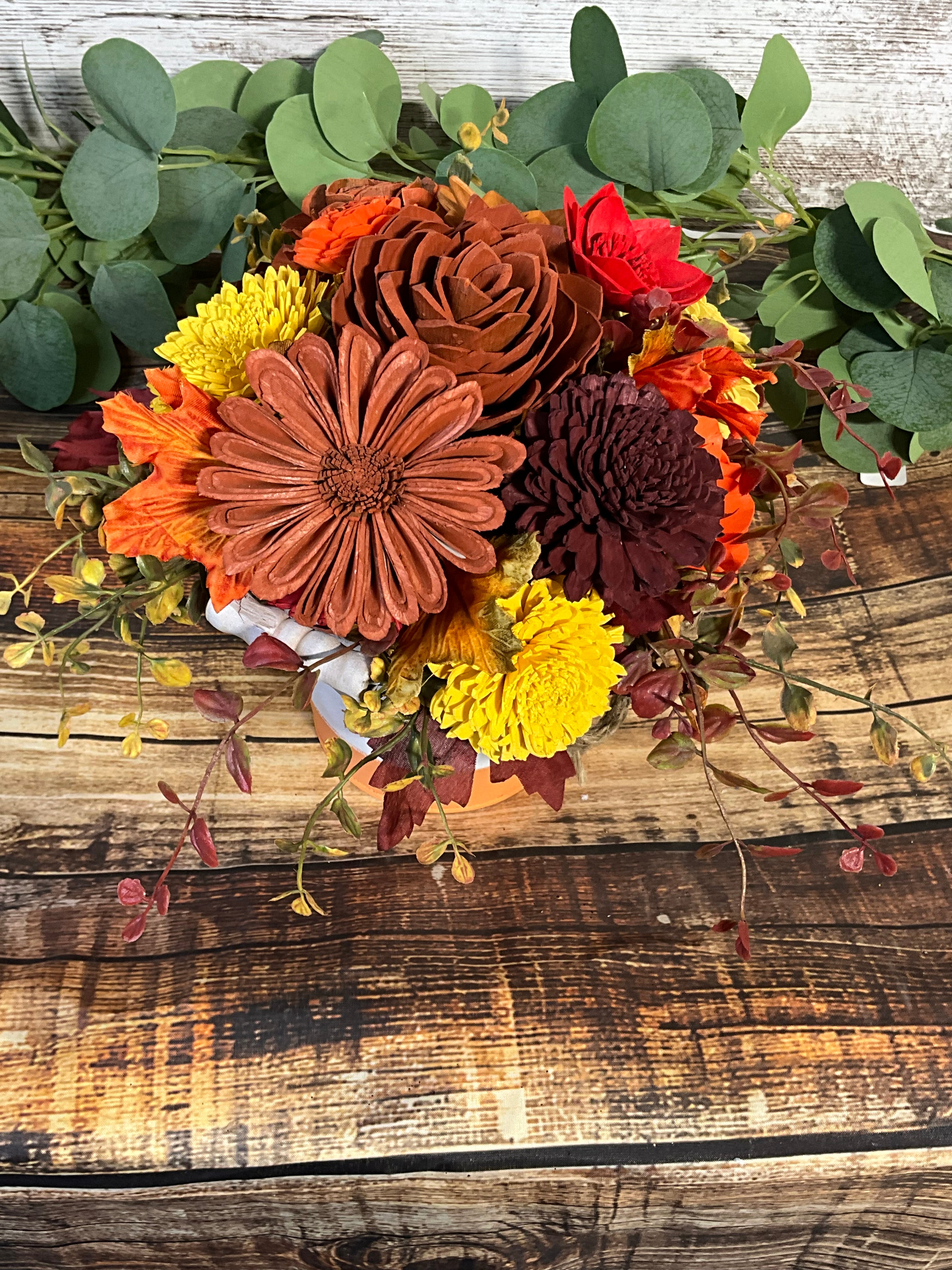 Sweet Fall Sola Wood Arrangement