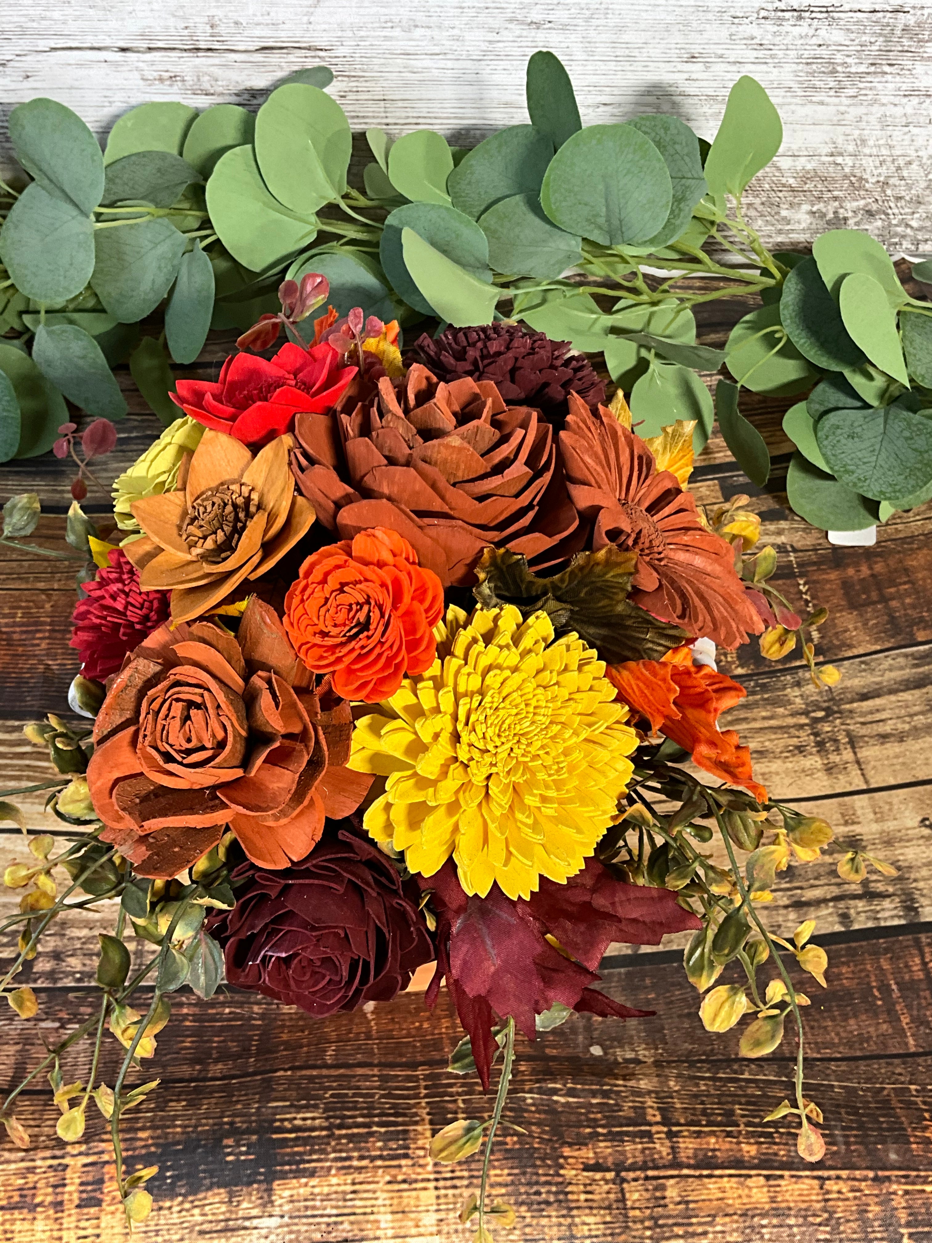 Sweet Fall Sola Wood Arrangement