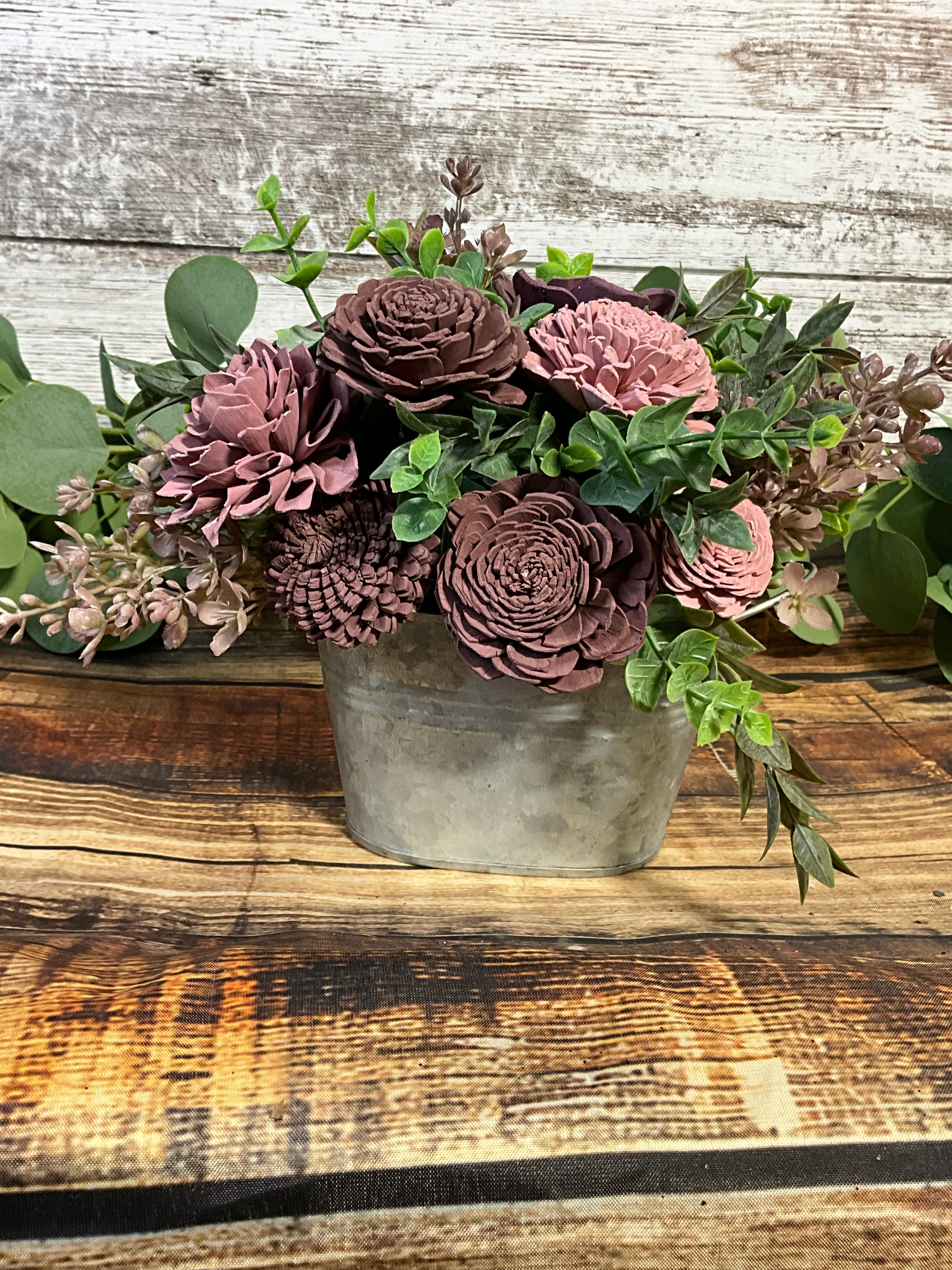 Mauve in Love Centerpiece
