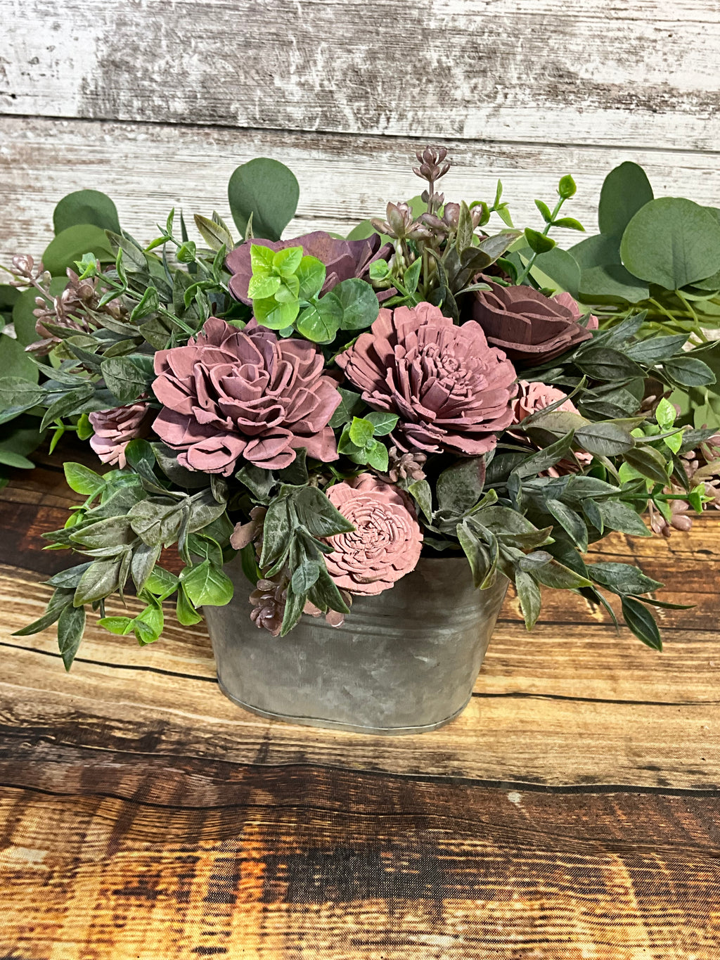 Mauve in Love Centerpiece
