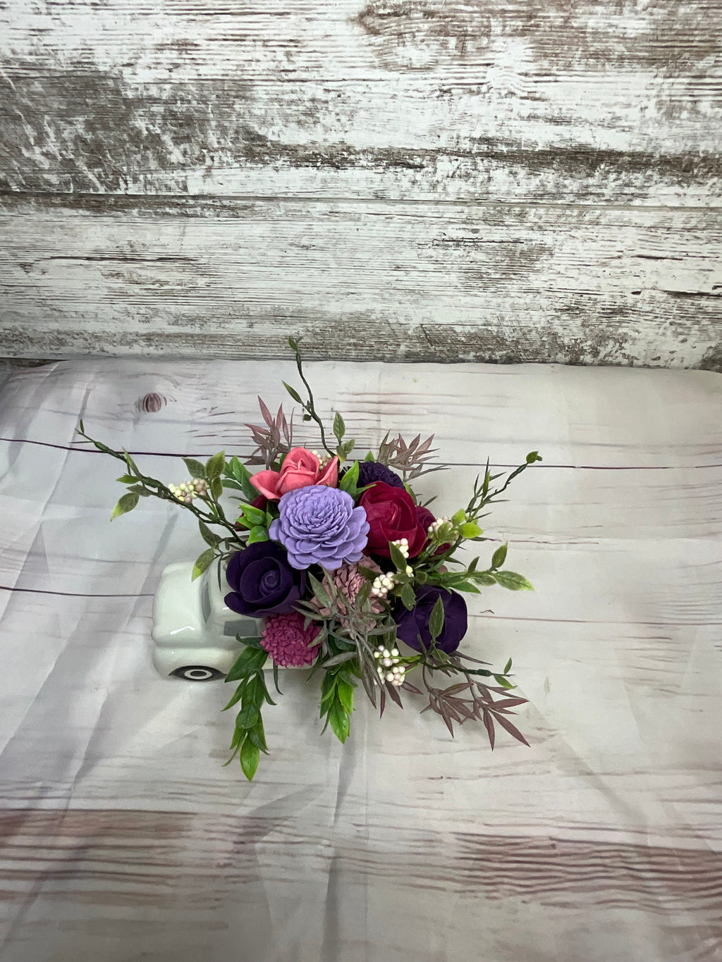Vintage Truck of Love Sola Wood Flower Arrangement