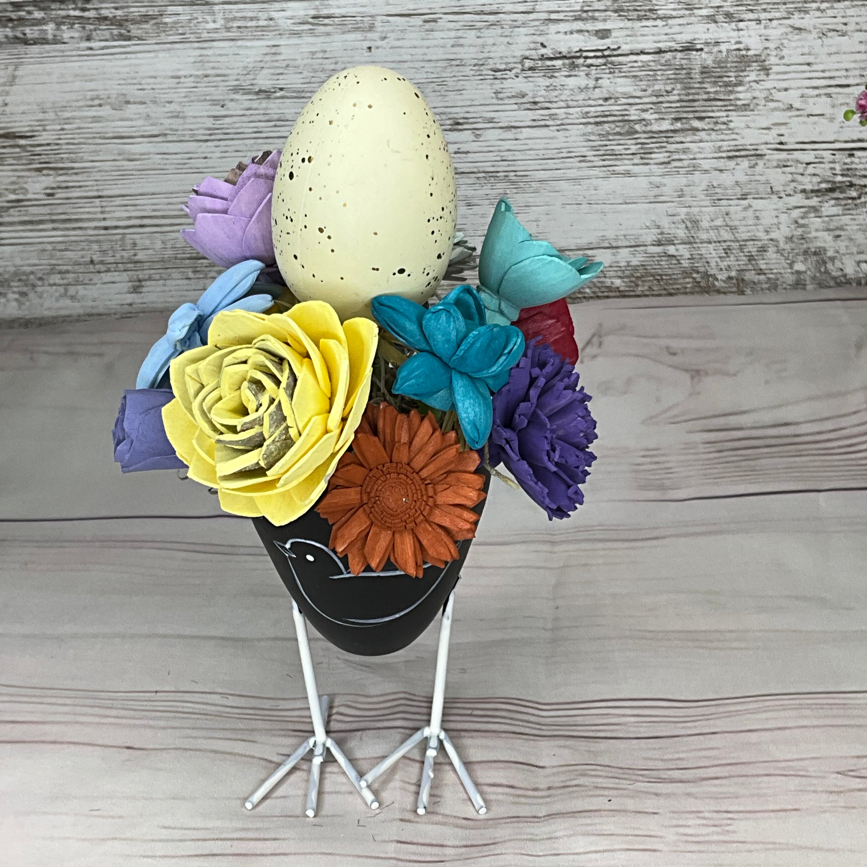 Easter Egg Sola Wood Flower Arrangement