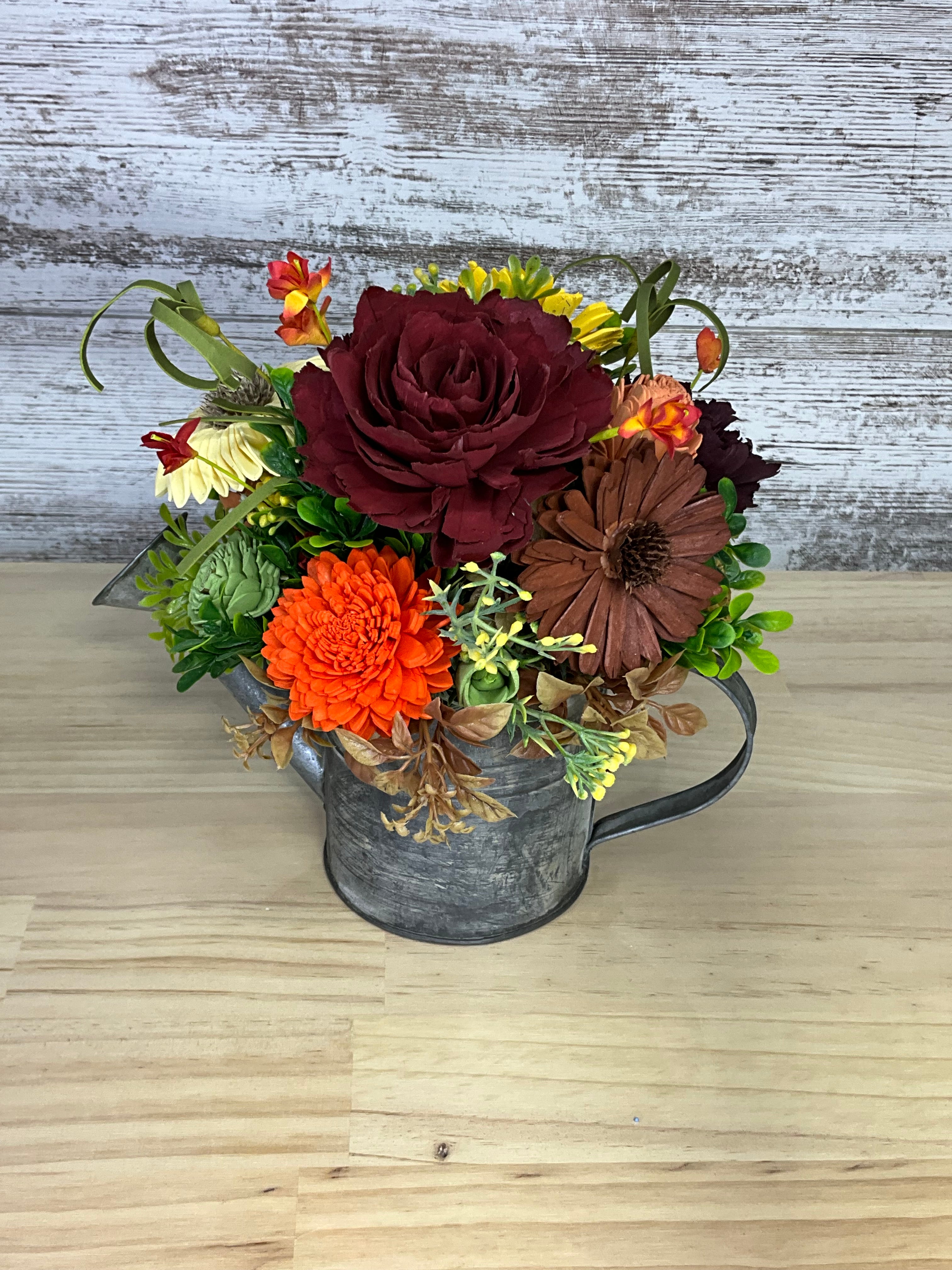 Harvest Garden Watering Can Arrangement