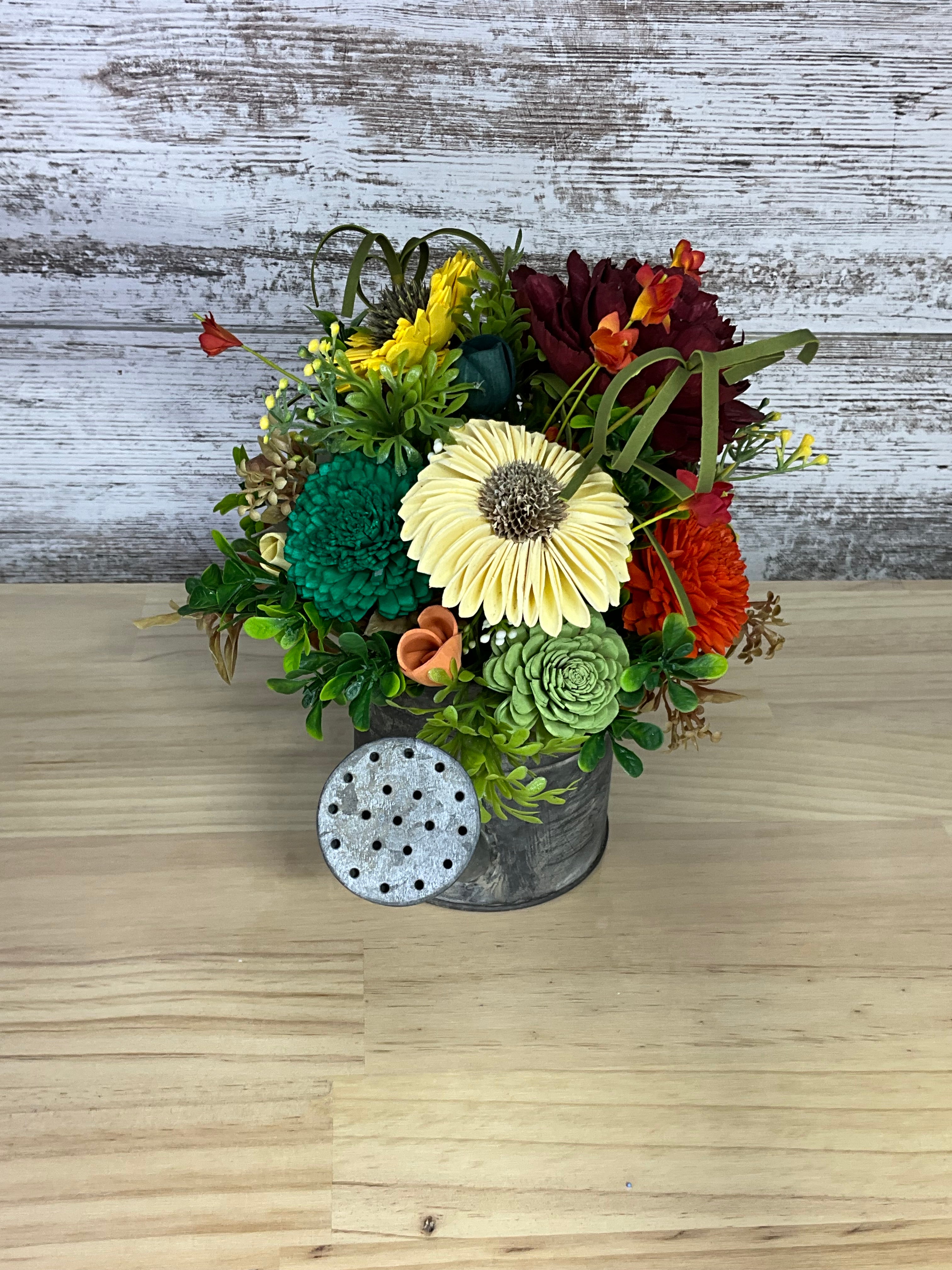 Harvest Garden Watering Can Arrangement