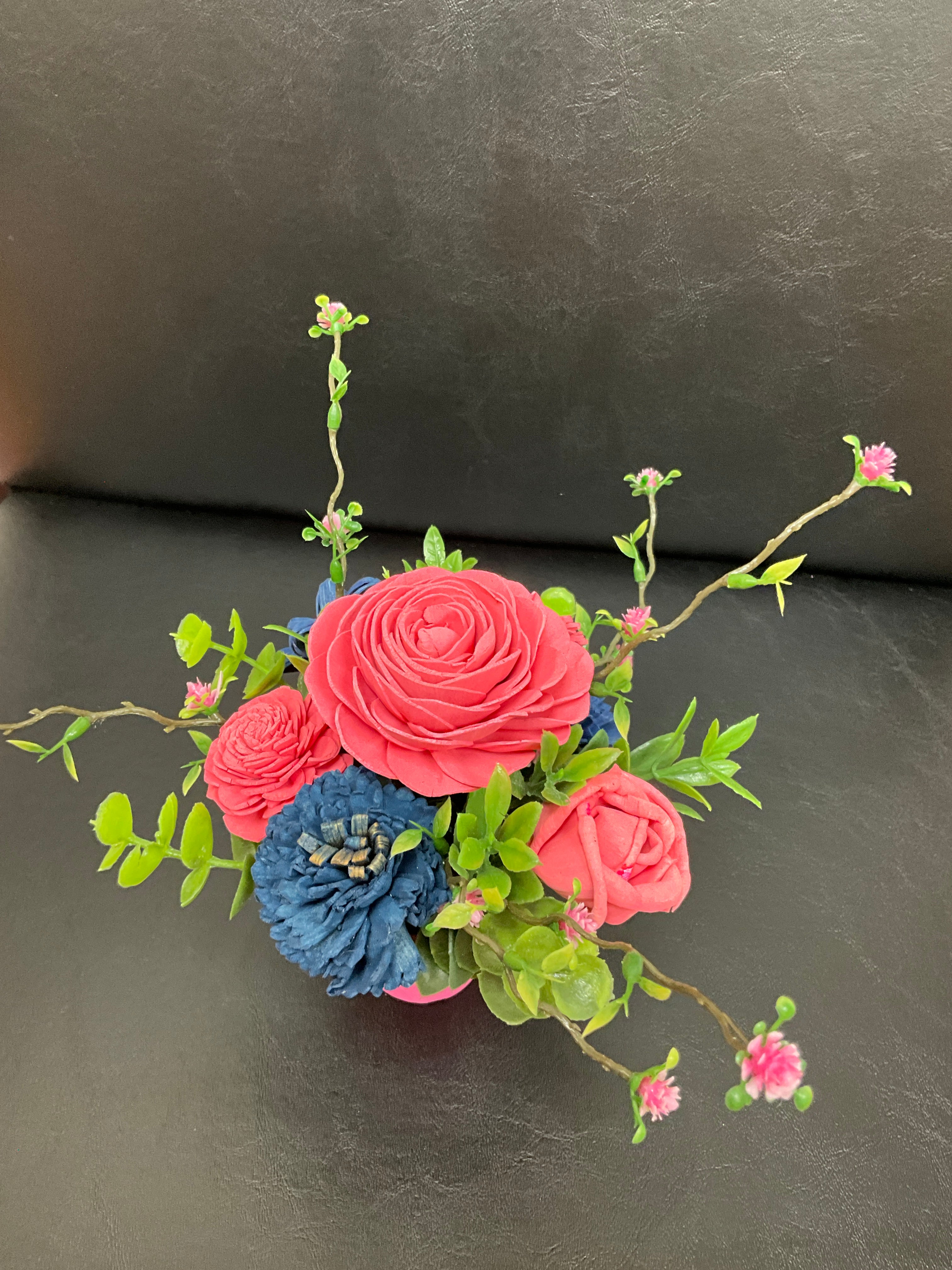 Sola Wood Flowers in Terracotta pot