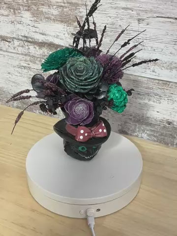 Cheshire Cat Sola Wood Flower Arrangement